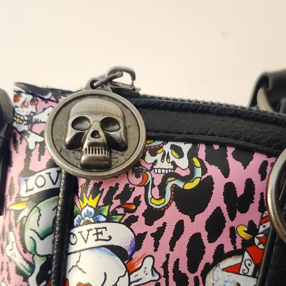 Ed Hardy Crossbody/Tote w/Free Bag Charms
